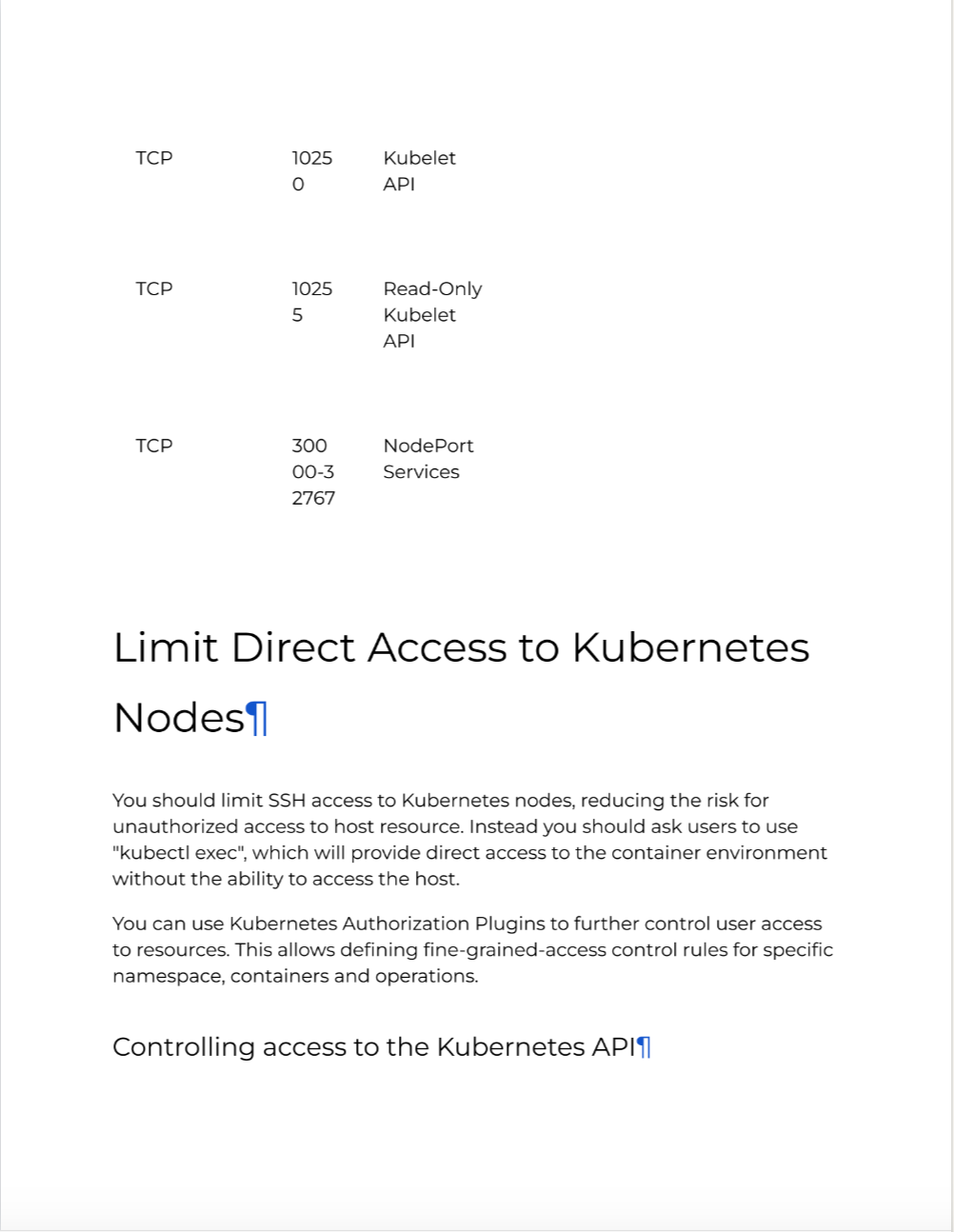 Kubernetes Security Cheat Sheet (40 Pages) - Technical Aliens